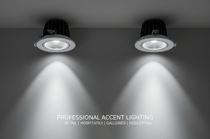 Adjustable COB LED Downlights Display