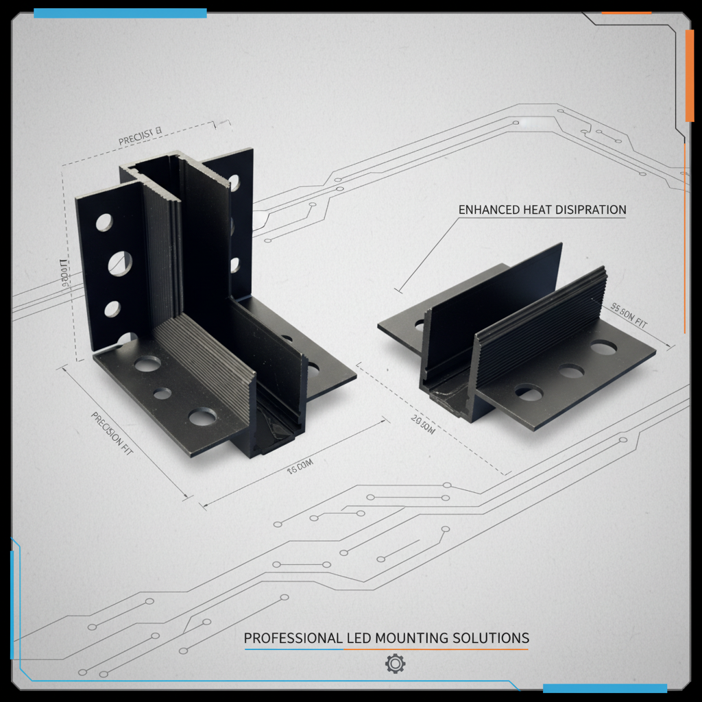 LED Mounting Brackets Display
