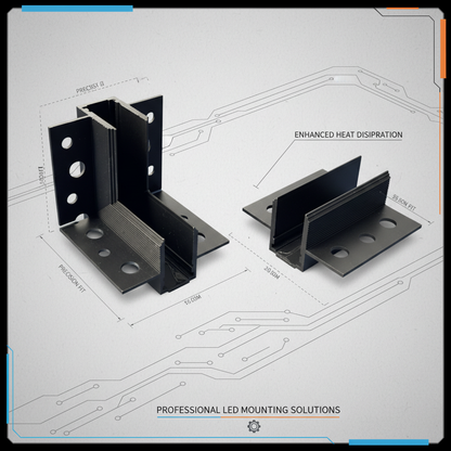 LED Mounting Brackets Display