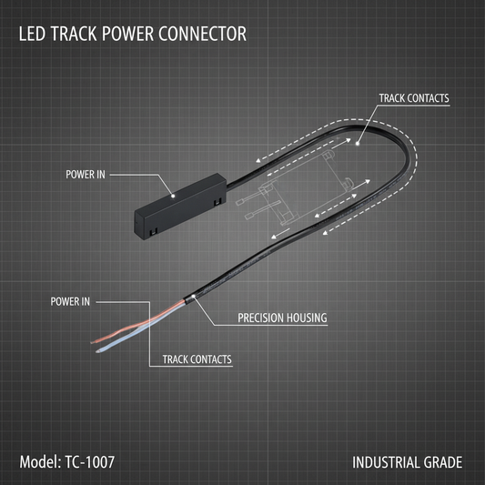 LED Track Power Connector Display