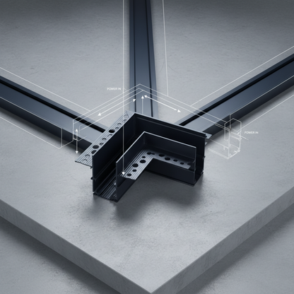 LED Track T-Connector Display
