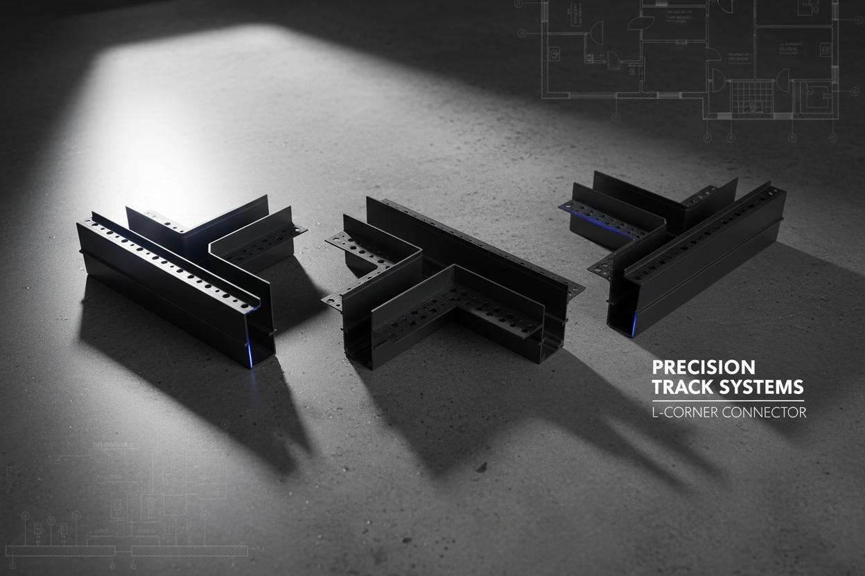 Premium LED Track L-Connector Display
